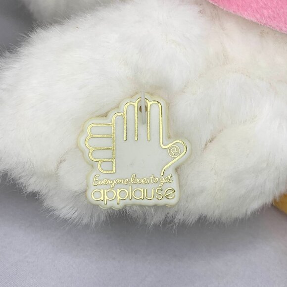 Vintage 1988 Applause Mother Goose Plush 12” Rattle #15325 – Bonnet & Shawl - Picture 9 of 15